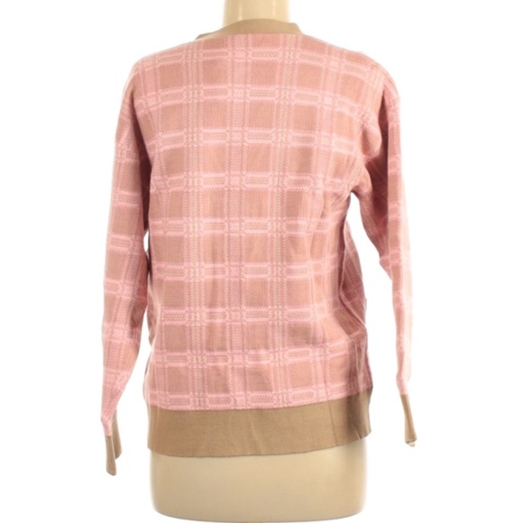 Style Tang preppy cardigan pink nude  M - Picture 2 of 7